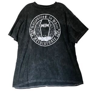 Motionless In White T shirt Men XL Gray Crewneck Short Sleeve Graphic